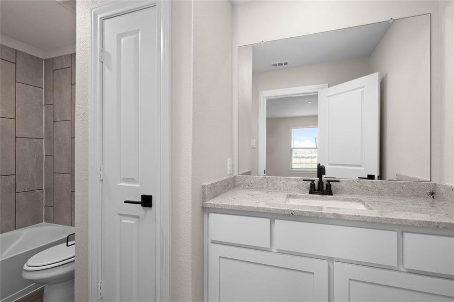 Furnished interior view inside a new home in Yarbrough Farms, Pilot Point (Image 4). Furnished interior view inside a new home in Yarbrough Farms, Pilot Point (Image 4).