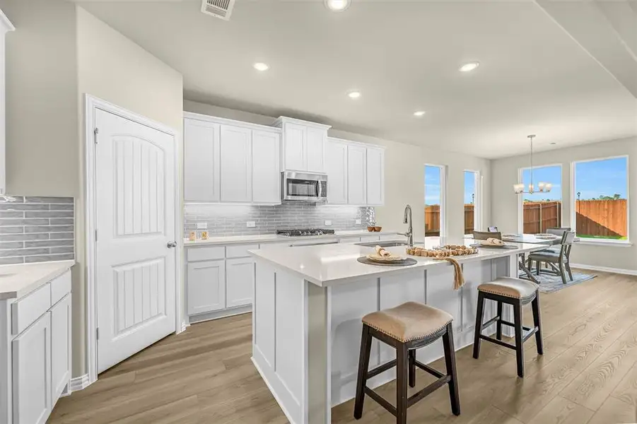 Furnished interior view inside a new home in Morningstar, Aledo (Image 10). Furnished interior view inside a new home in Morningstar, Aledo (Image 10).