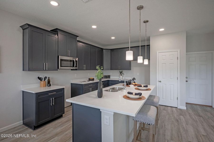 Furnished interior view inside a new home in , Jacksonville (Image 10).