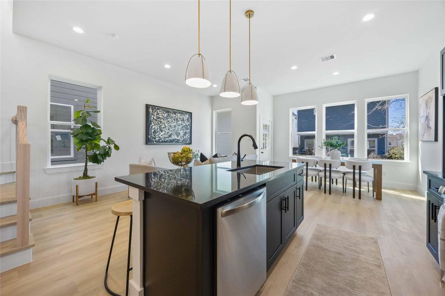 Furnished interior view inside a new home in , Houston (Image 10).