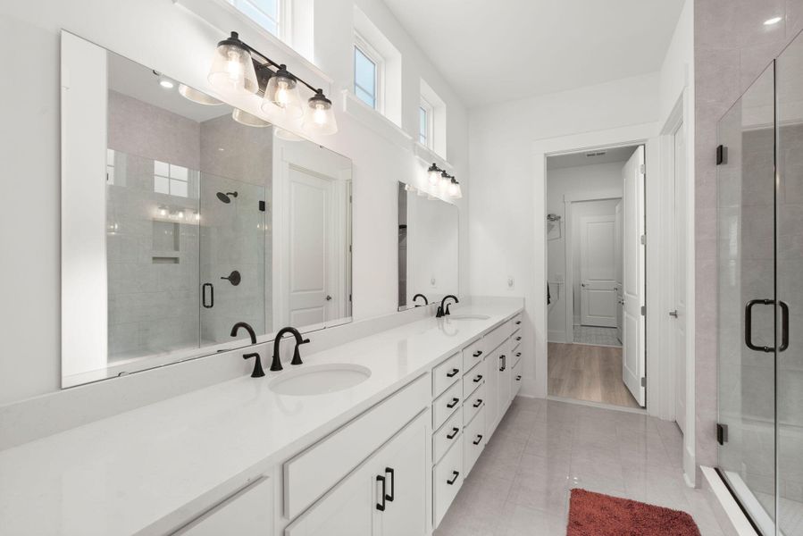 Furnished interior view inside a new home in Summerwind Crossing at Lakes of Cane Bay, Summerville (Image 15).