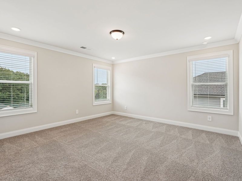 The Dallas Basement floorplan with the Upscale Rustic Linen interior package.