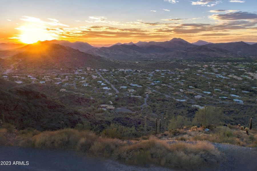 004_Sunset over Cave Creek