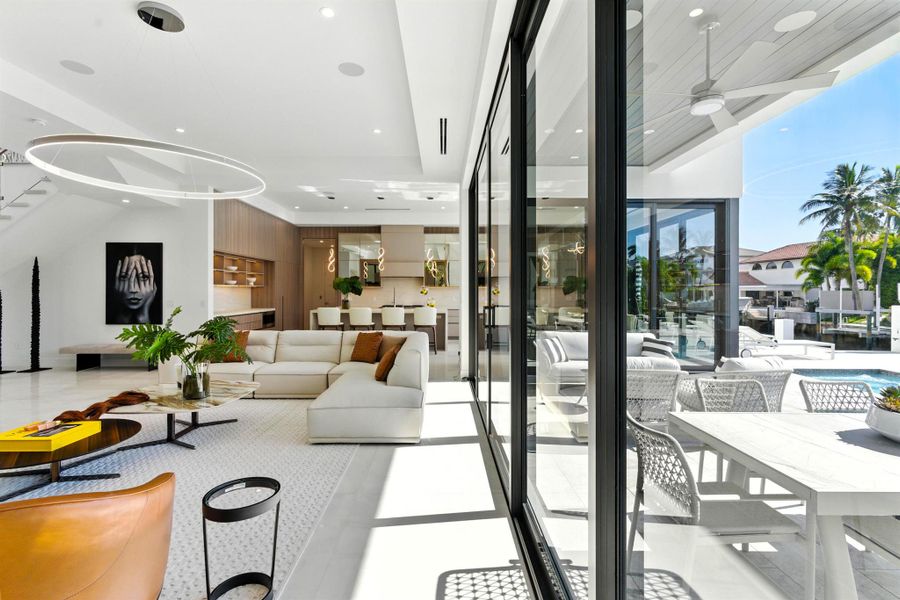 Furnished interior view inside a new home in , Boca Raton (Image 15).