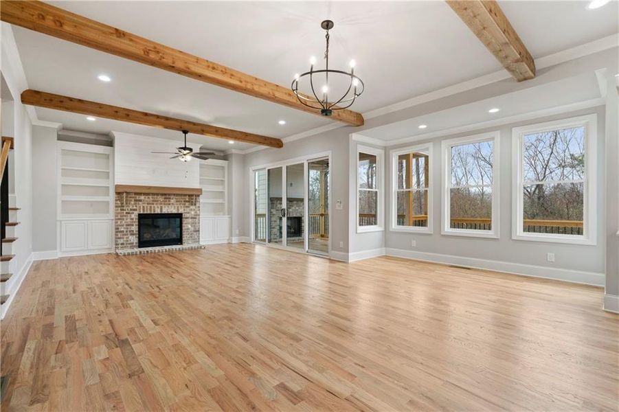 Spacious, unfurnished interior of a new home in , Marietta (Image 38).