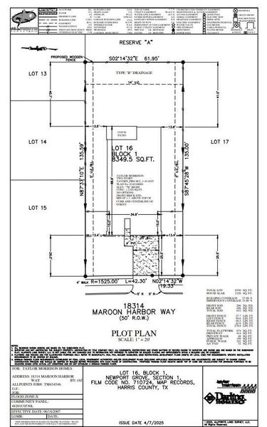 Plot Plan