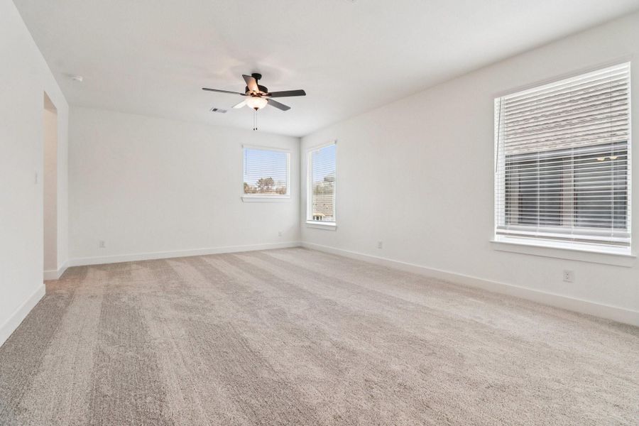 Spacious, unfurnished interior of a new home in The Highlands, Porter (Image 37).