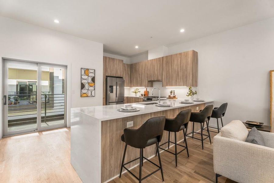 Furnished interior view inside a new home in Freedom Townhomes, Atlanta (Image 40).