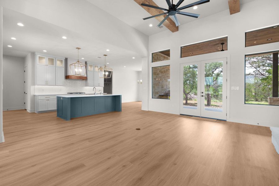 Furnished interior view inside a new home in , Burnet (Image 16). Furnished interior view inside a new home in , Burnet (Image 16).