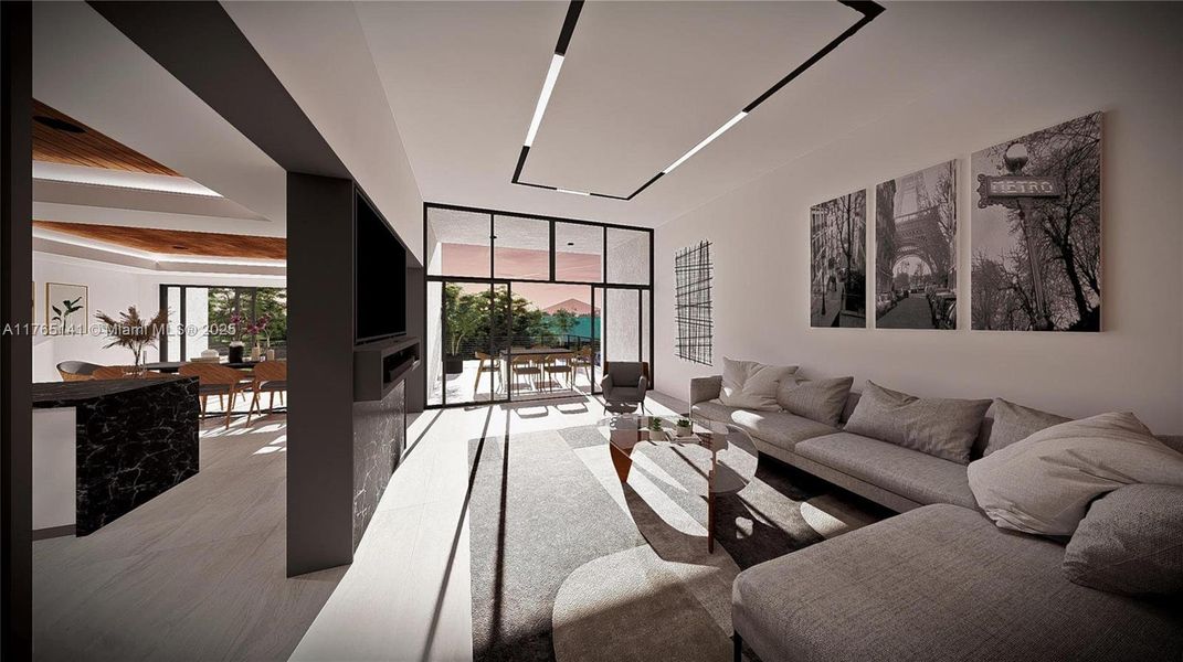 Furnished interior view inside a new home in , Marathon (Image 5).