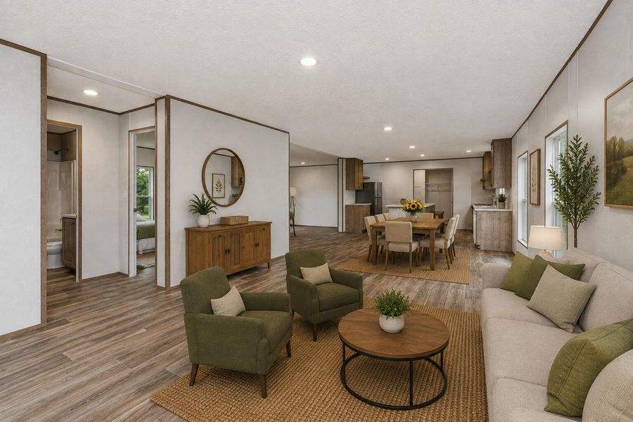 Furnished interior view inside a new home in , Cottageville (Image 15).