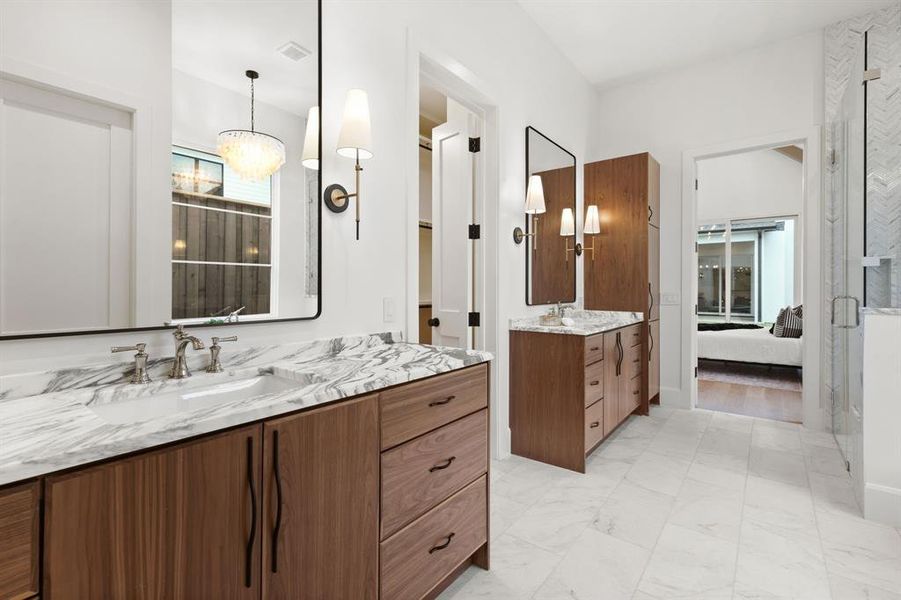 Furnished interior view inside a new home in , Dallas (Image 3).