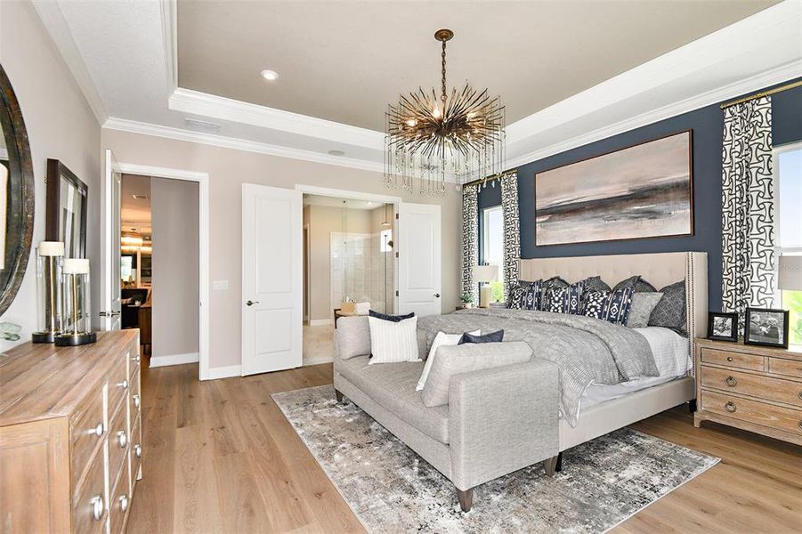 Furnished interior view inside a new home in Esplanade at Skye Ranch, Sarasota (Image 23). Furnished interior view inside a new home in Esplanade at Skye Ranch, Sarasota (Image 23).