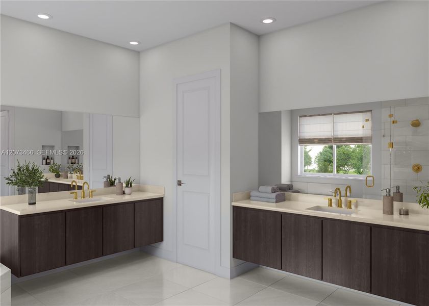 Furnished interior view inside a new home in Parkland Royale, Parkland (Image 10).
