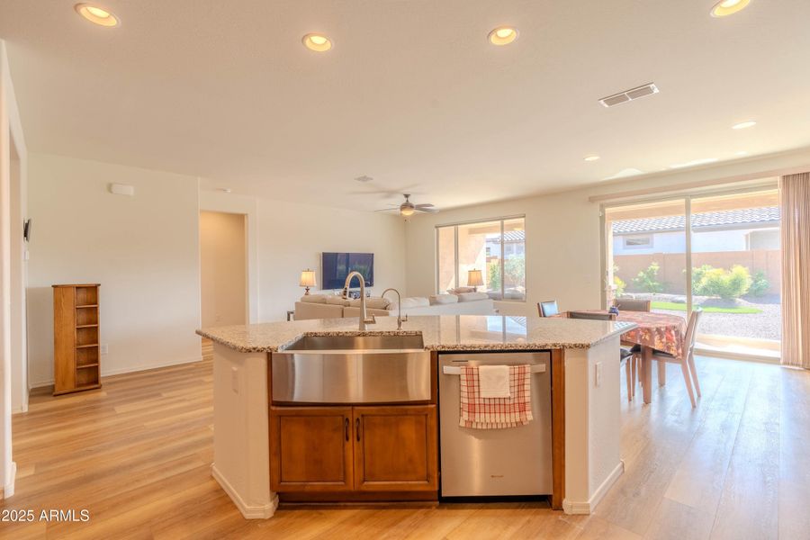 Kitchen Overlooking Living Area Kitchen Overlooking Living Area