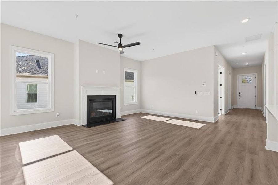 Spacious, unfurnished interior of a new home in The Reserve at Bells Ferry, Kennesaw (Image 42).