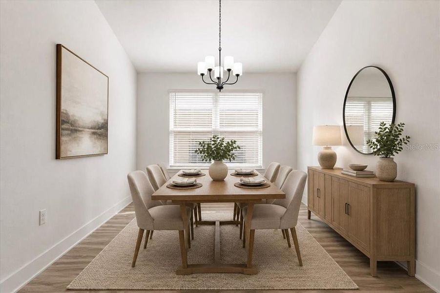 Furnished interior view inside a new home in Country Way South, Newberry (Image 15).