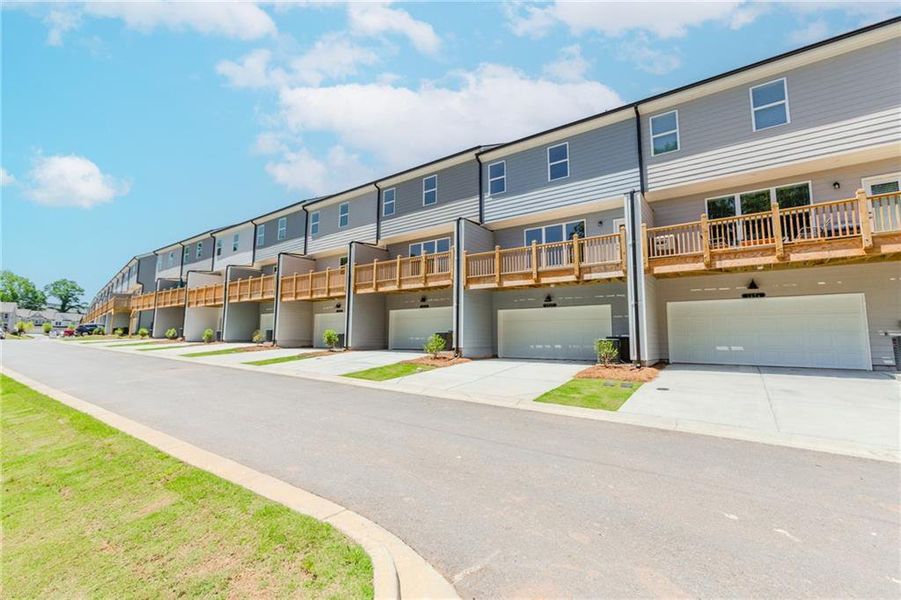 Exterior details and patio area of a home in Hillcrest Landing, Sugar Hill (Image 32). Exterior details and patio area of a home in Hillcrest Landing, Sugar Hill (Image 32).