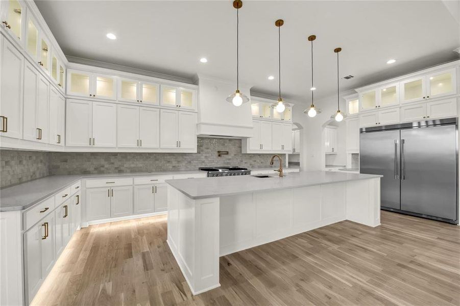 Furnished interior view inside a new home in , Aledo (Image 10).