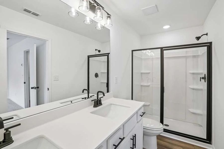 Primary Bathroom featuring Rockwell Collection Finishes Primary Bathroom featuring Rockwell Collection Finishes