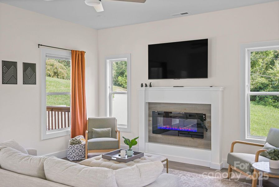 Furnished interior view inside a new home in , Asheville (Image 29).
