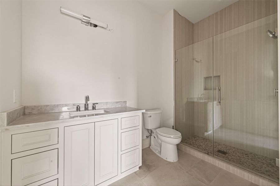 Secondary bedroom bathroom