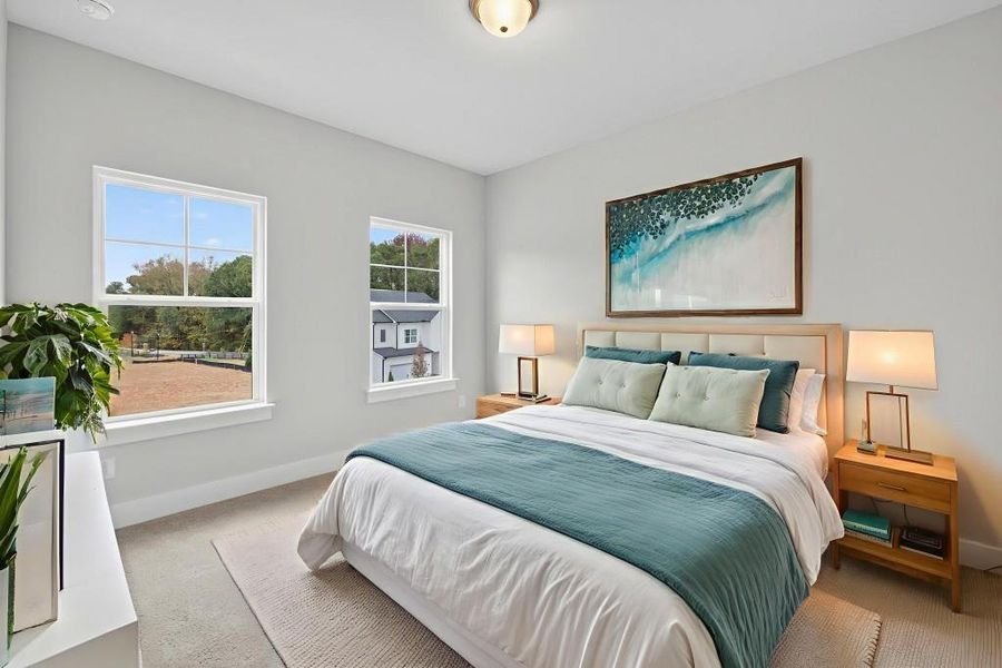 Furnished interior view inside a new home in Red Bird Manor, Jefferson (Image 16). Furnished interior view inside a new home in Red Bird Manor, Jefferson (Image 16).