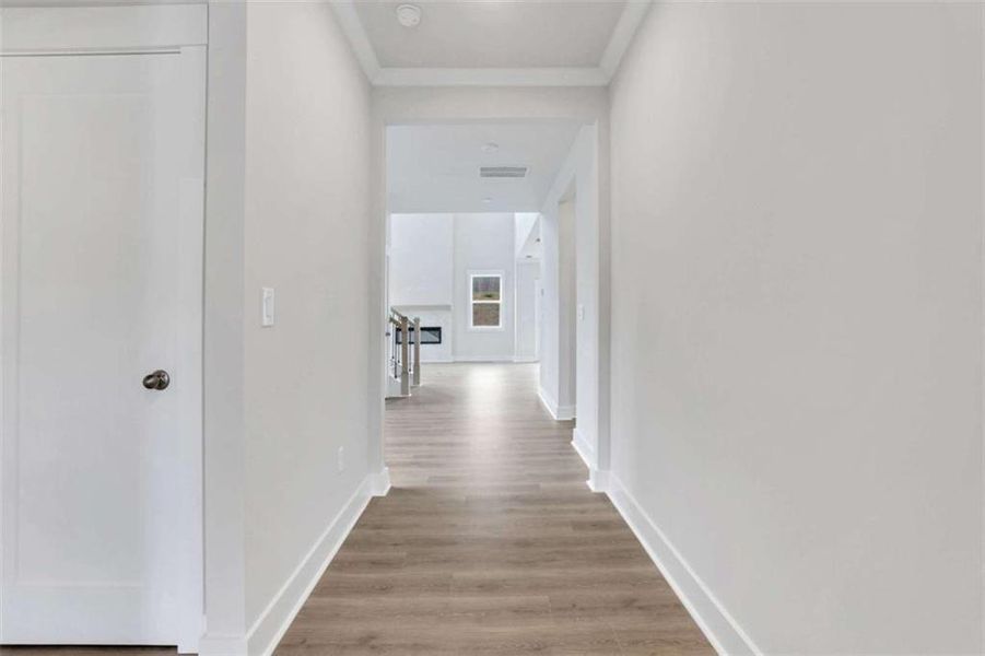 Spacious, unfurnished interior of a new home in The Paddocks at Doc Hughes, Buford (Image 24).