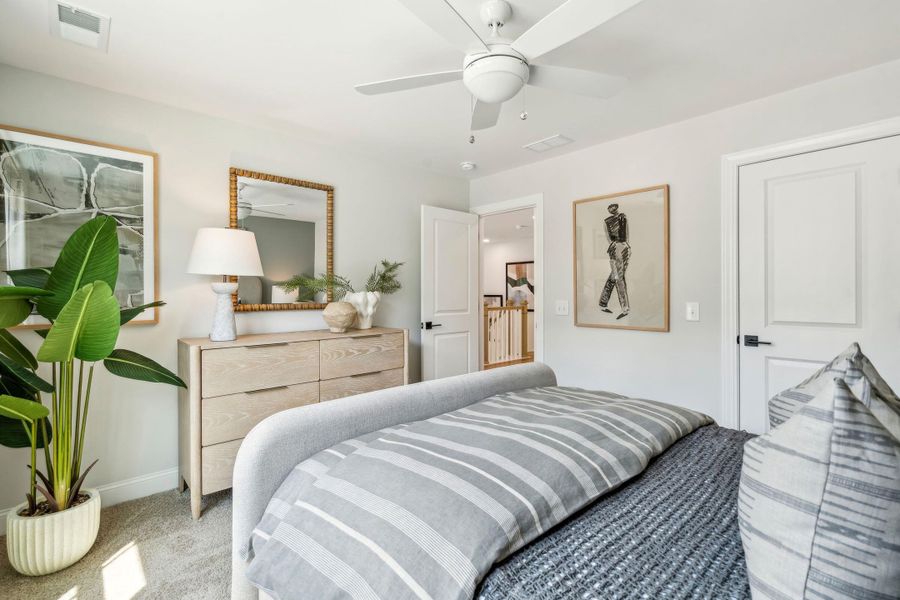 Furnished interior view inside a new home in Sweetgrass Station, Summerville (Image 46). Furnished interior view inside a new home in Sweetgrass Station, Summerville (Image 46).