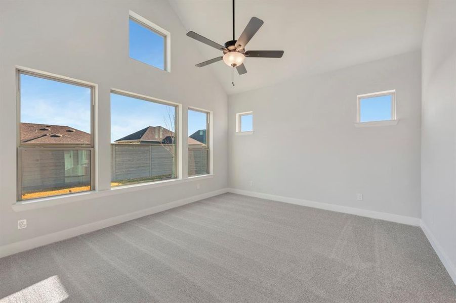 Spacious, unfurnished interior of a new home in Treeline, Justin (Image 22).