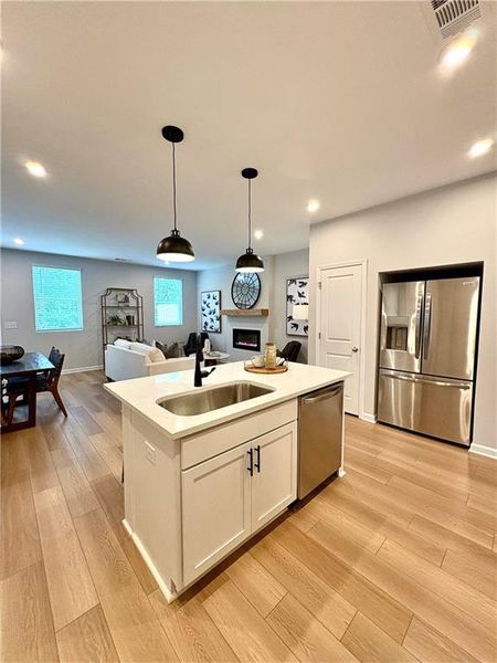 Furnished interior view inside a new home in Stegall Village, Cartersville (Image 64). Furnished interior view inside a new home in Stegall Village, Cartersville (Image 64).