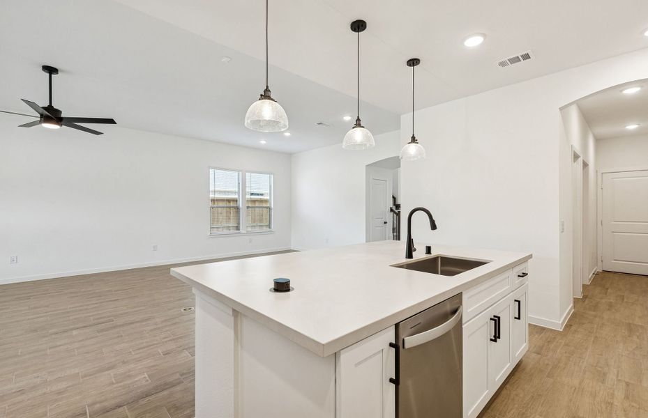 Furnished interior view inside a new home in Mavera, Conroe (Image 15).