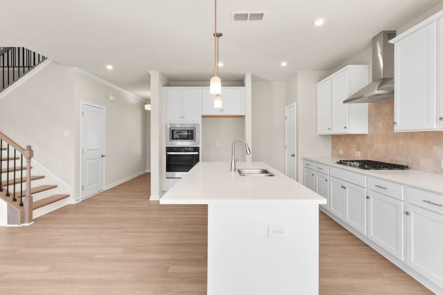 Representative furnished interior of a home built from the The Willow B by Davidson Homes LLC in Wehunt Meadows, Hoschton (Image 9).