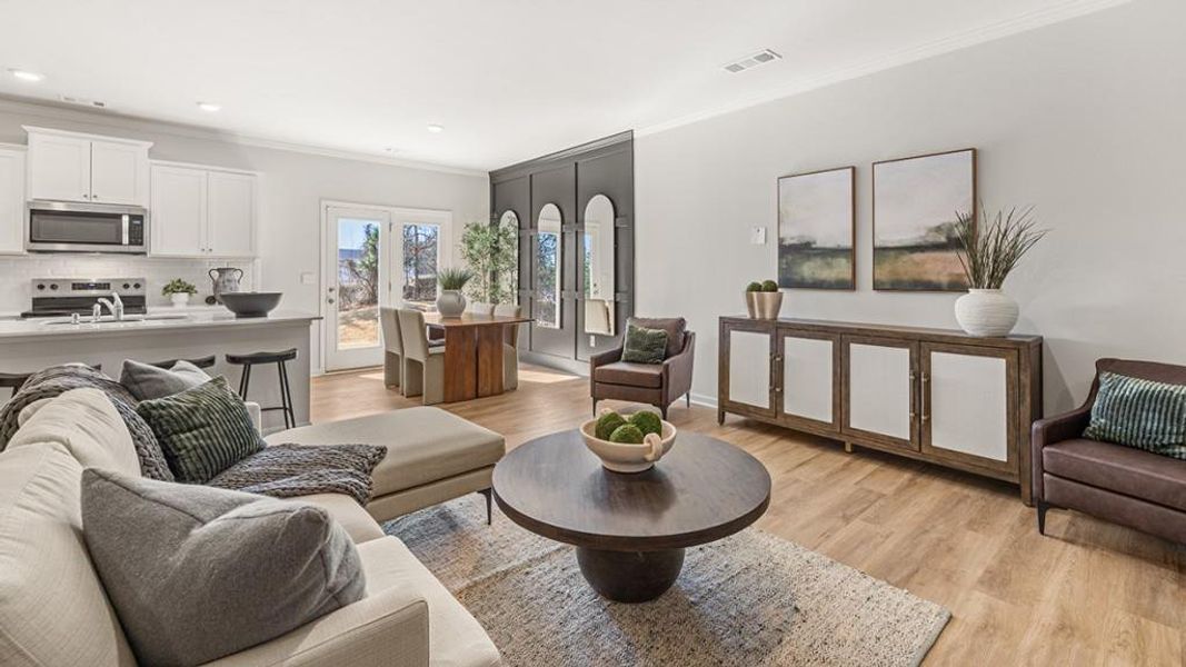 Furnished interior view inside a new home in Pointe Park, Union City (Image 35).