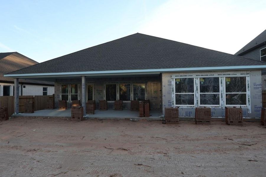 In-progress construction of a new home in ARTAVIA 65' Homesites, Conroe, TX (Image 16). In-progress construction of a new home in ARTAVIA 65' Homesites, Conroe, TX (Image 16).