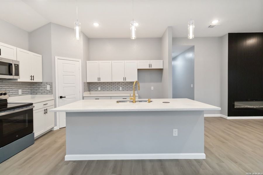 Furnished interior view inside a new home in , San Antonio (Image 7). Furnished interior view inside a new home in , San Antonio (Image 7).