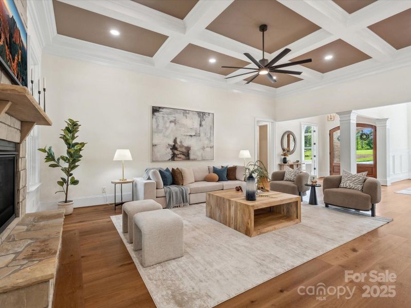Furnished interior view inside a new home in , Connelly Springs (Image 13).