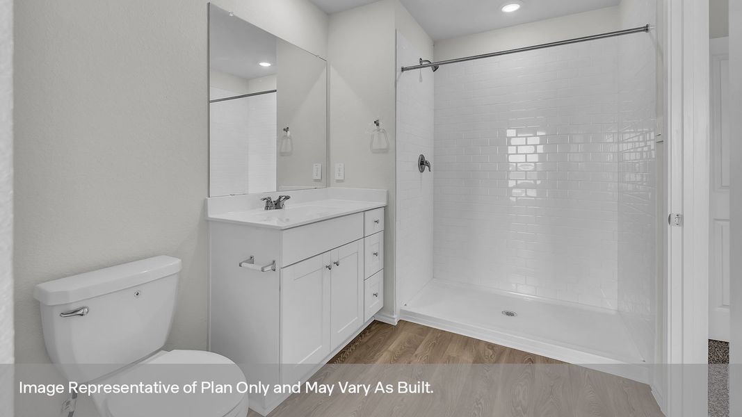 Furnished interior view inside a new home in Spring Valley, New Braunfels (Image 13).