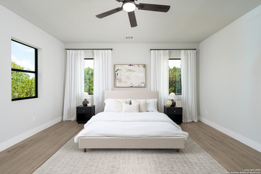 Furnished interior view inside a new home in , San Antonio (Image 28). Furnished interior view inside a new home in , San Antonio (Image 28).