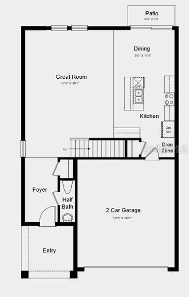 2D floor plan layout of this home in Coasterra Community Group Page, Palmetto, FL (Image 3). 2D floor plan layout of this home in Coasterra Community Group Page, Palmetto, FL (Image 3).