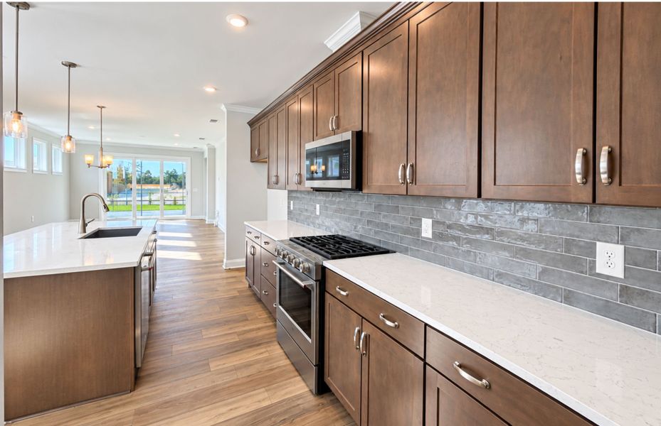 Furnished interior view inside a new home in Del Webb Wilmington at Mallory Creek, Leland (Image 4).