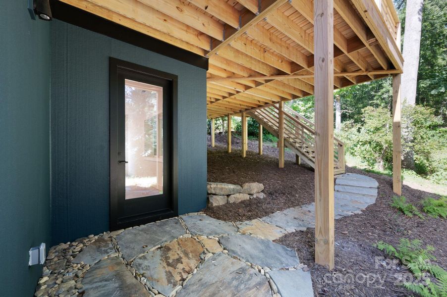 Yard Access from the Finished Lower Level Yard Access from the Finished Lower Level