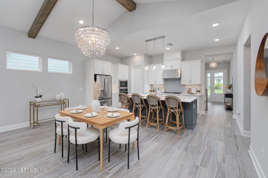 Furnished interior view inside a new home in Seabrook Village at Seabrook, Ponte Vedra (Image 39).