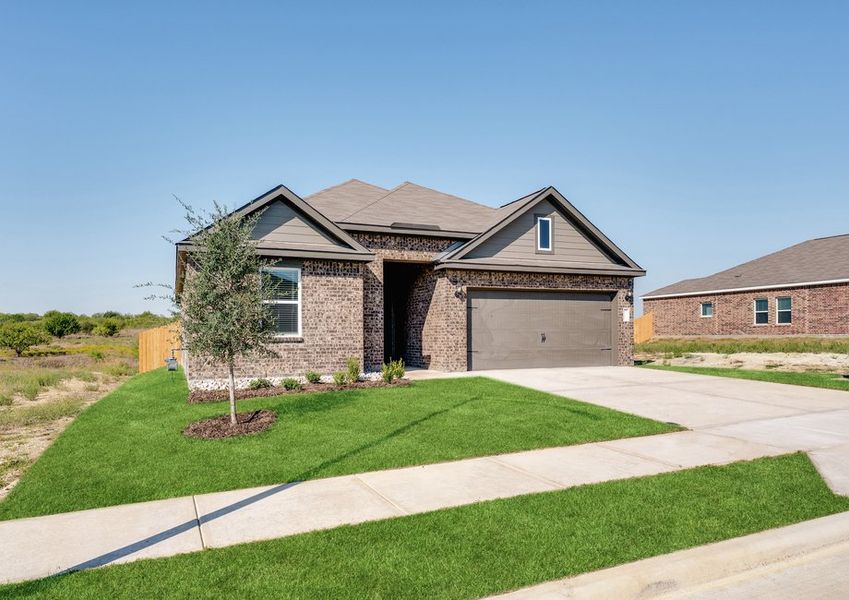 The Colt has an attached two-car garage. The Colt has an attached two-car garage.