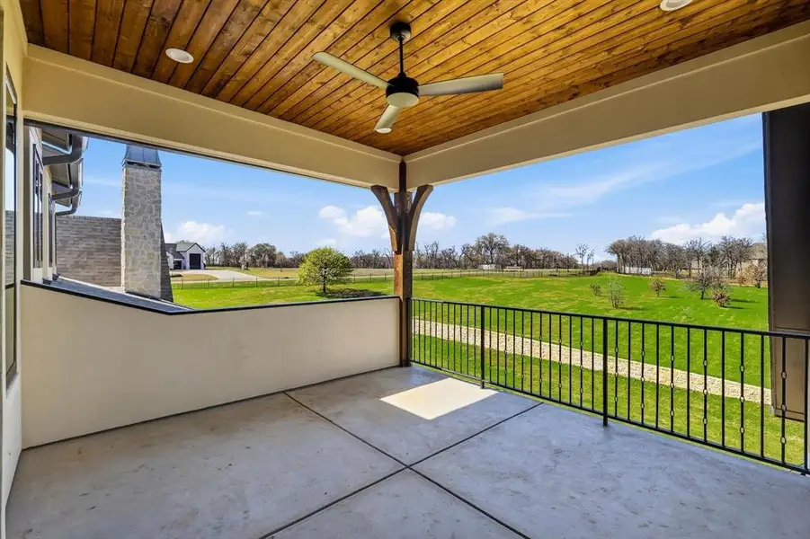 Exterior details and patio area of a home in , Bartonville (Image 3).