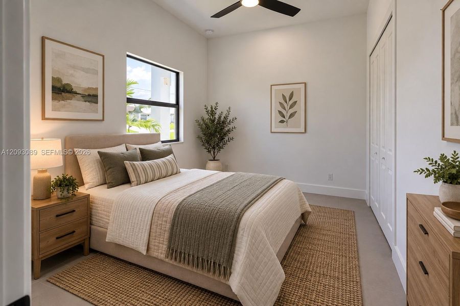 Furnished interior view inside a new home in , Cape Coral (Image 17).