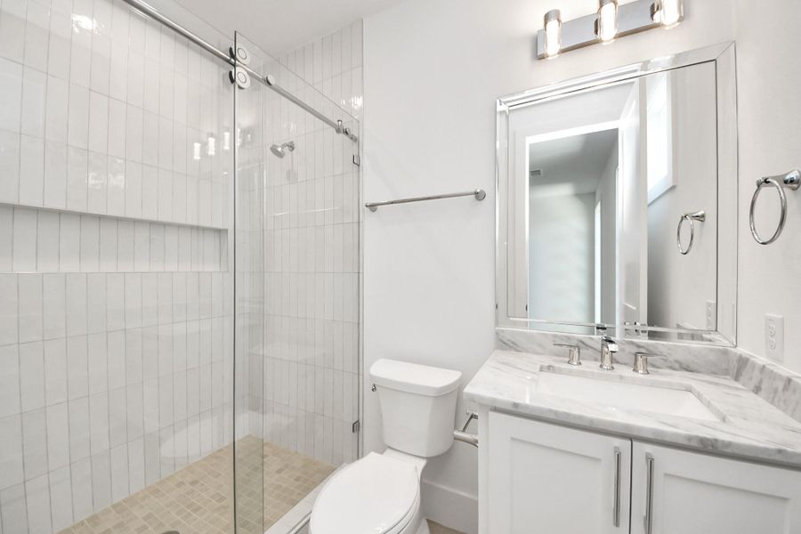 Furnished interior view inside a new home in , Houston (Image 11).