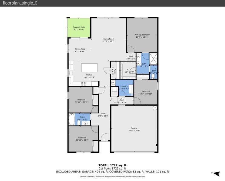2D floor plan layout of this home in , Stuart, FL (Image 5).