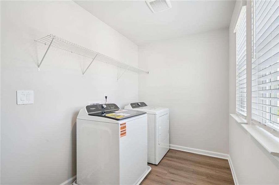 Furnished interior view inside a new home in Parkside at Grayson, Grayson (Image 15).