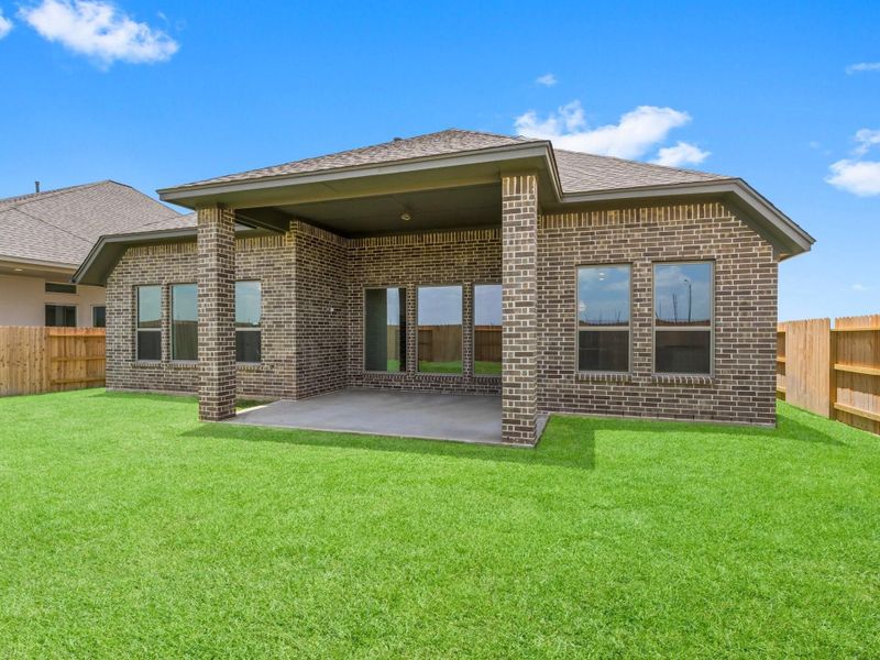 Exterior details and patio area of a home in The Grand Prairie 60’s, Hockley (Image 2). Exterior details and patio area of a home in The Grand Prairie 60’s, Hockley (Image 2).